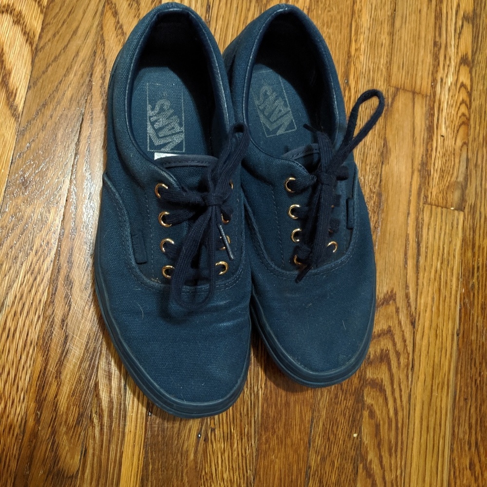 Mono Navy vans 7.5 womens